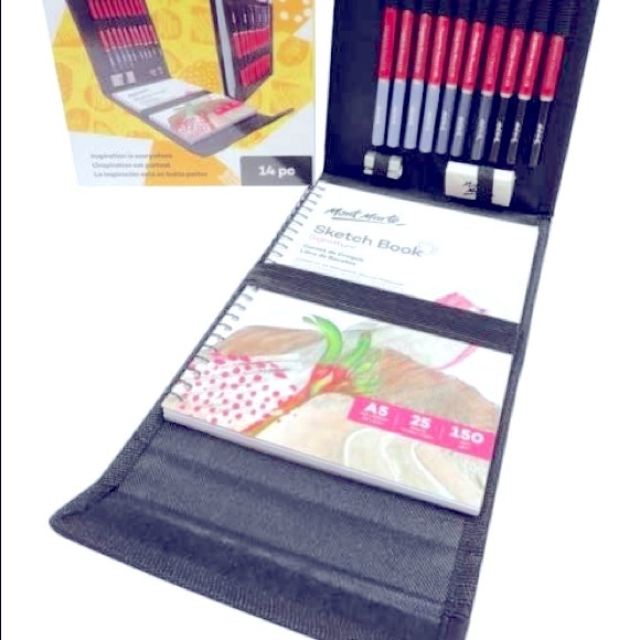 MontMarte 14pc Sketching Wallet Set - Picture 3 of 7